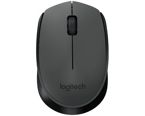 Мышь Logitech Wireless Mouse M170 беспроводная оптическая 1000 dpi USB черно-серый (910-004646)
