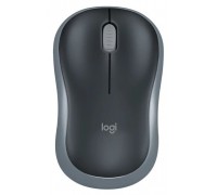 Мышь Logitech Wireless Mouse M185 беспроводная оптическая 2кн.+скр USB черно-серый (910-002252)