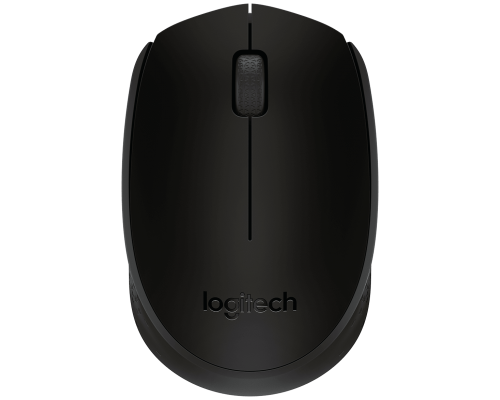 Мышь Logitech Wireless Mouse M171 беспроводная оптическая 2 кнопки USB серо-черный ( 910-004655)