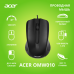 Мышь Acer OMW010 оптическая 1200dpi 2кн.+скр. USB черный