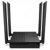 Маршрутизатор Wi-Fi TP-Link Archer C64 ac1200 802.11ac 867Мбит/с (2.4ГГц, 5ГГц), 4x LAN 1000Мбит/с, 1x WAN 1000Мбит/с, внешние антенны, черный