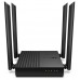 Маршрутизатор Wi-Fi TP-Link Archer C64 ac1200 802.11ac 867Мбит/с (2.4ГГц, 5ГГц), 4x LAN 1000Мбит/с, 1x WAN 1000Мбит/с, внешние антенны, черный
