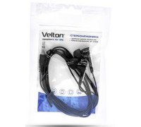 Наушники Velton VLT-EB101B вкладыши длина кабеля 1,2м синий