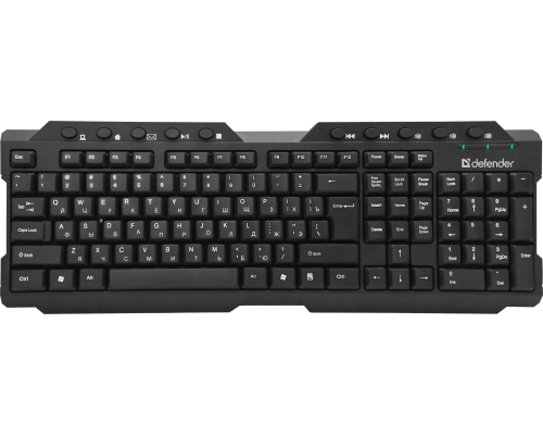 Клавиатура Defender Element HB-195, беспроводная, USB, черный (45195)