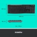 Клавиатура+мышь Logitech Wireless Desktop MK270 беспроводная слим мультимедиа USB черный (920-003381)