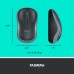 Клавиатура+мышь Logitech Wireless Desktop MK270 беспроводная слим мультимедиа USB черный (920-003381)