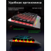 Клавиатура+мышь AULA T102 оптическая мышь 7200dpi 6кн+колесо-кнопка клавиатура с RGB-подсветкой символов и подставкой для телефона USB серебристый-черный