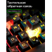Клавиатура+мышь AULA T102 оптическая мышь 7200dpi 6кн+колесо-кнопка клавиатура с RGB-подсветкой символов и подставкой для телефона USB серебристый-черный