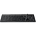 Клавиатура Genius SlimStar 820, 104кн., белая подсветка клавиш, USB, 1,8м, черный (31310055402)
