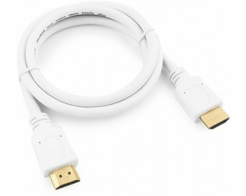 Кабель HDMI Cablexpert CC-HDMI4-W-1M v2.0 19М/19М белый 1м