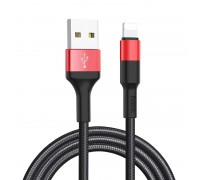 Кабель USB AM-Type-C Hoco X26 USB2.0, 3 A,  1м, красный