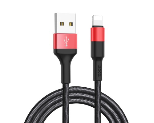 Кабель USB AM-Type-C Hoco X26 USB2.0, 3 A,  1м, красный
