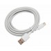 Кабель USB AM-Type-C Cablexpert CC-USB2-AMCM-66W-1.8M-W, 6А, 1,8м, QC3.0, медь, белый