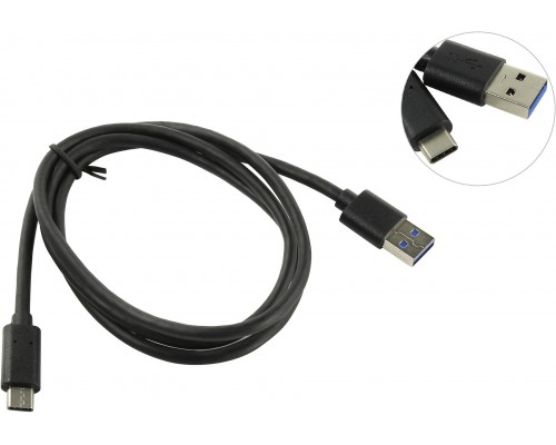 Кабель USB3.0 AM-Type-C Orient UC-315, 1.5м, черный