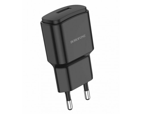 Адаптер питания 220V -> 5V 2100mA Borofone A48A 1xUSB A черный