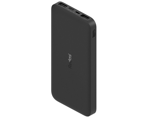 Аккумулятор портативный Xiaomi Redmi Power Bank PB100LZM VXN4305GL, 10000mAh, Li-Pol, 2xUSB 2,4A, черный