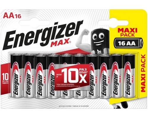 Элемент питания  AA Energizer MAX LR616BL (1шт)