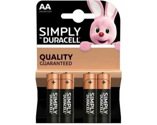 Элемент питания  AA Duracell SIMPLY MN 1500/LR6 B5 (1 шт.)