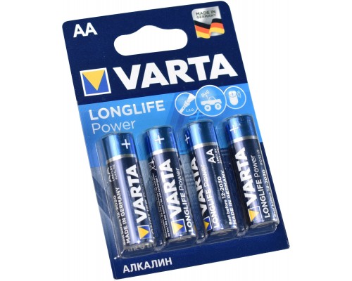 Элемент питания  AA Varta Longlife Power LR6-12BL (1 шт.)