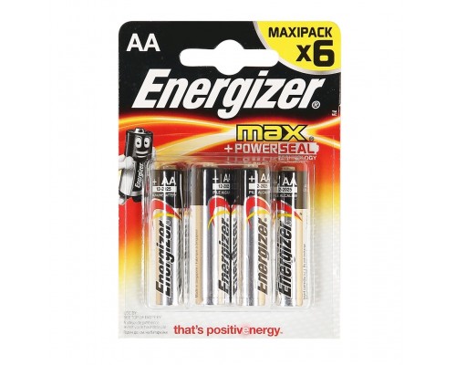 Элемент питания  AA Energizer E91/LR6 BP4 Max (1шт)