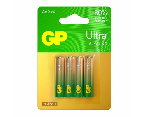 Элемент питания  AAA GP Super Alkaline 24A LR03 4шт./уп. (блистер)