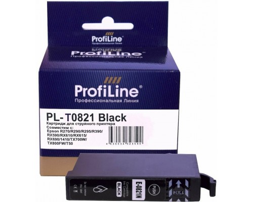 Картридж Profi Line Epson Stylus Photo R270/R390/RX590, black (T0821)