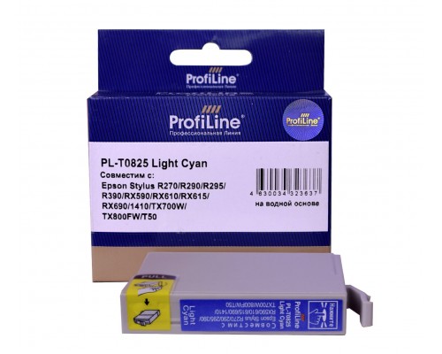 Картридж Profi Line Epson Stylus Photo R270/R390/RX590, Light Cyan (T0825)