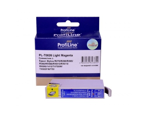 Картридж Profi Line Epson Stylus Photo R270/R390/RX590, Light Magenta (T0826)
