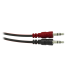 Гарнитура Defender Warhead G-185 64106, игровая, наушники полноразмерные закрытого типа, длина шнура 2,5м, 2x3,5-мм джек, черный-красный