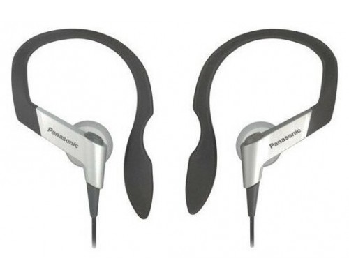 Наушники Panasonic RP-HS6E-S, вставные, крепление за ухом, длина кабеля 1,2м, серебристый