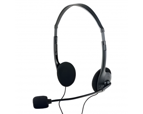 Гарнитура накладная Perfeo Chat, 1,8м, черный